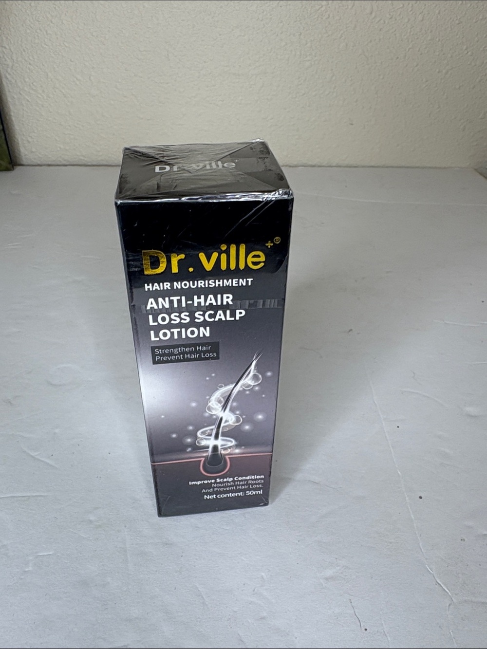 Dr. ville Anti-Hair Loss Scalp Lotion - 50 ml
NIB SEALED in manufacturing wrap